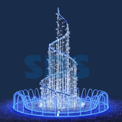 Декоративный фонтан Струи 300 см