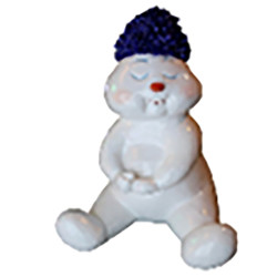 Декоративная объемная фигура Снеговик Ниппи-6 140 см (цвет на выбор)