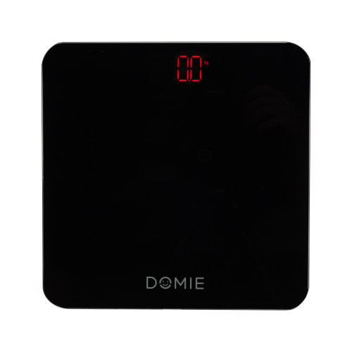 Весы электронные DOMIE с функцией Bluetooth подключения, до 180 кг, с цифровым дисплеем