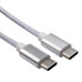 Кабель Type-C - Type-C, 2,4A, 1м, нейлон, белый REXANT 