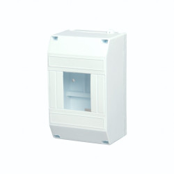 Бокс пластиковый КМПн 1/4 IP20 белый с инд. упак. REXANT