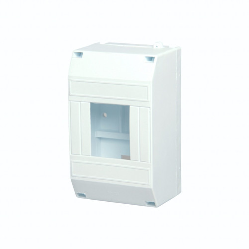 Бокс пластиковый КМПн 1/4 IP20 белый с инд. упак. REXANT