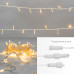 Гирлянда светодиодная Нить 10м 100 LED ЖЕЛТЫЙ прозрачный ПВХ IP65 постоянное свечение 24В соединяется NEON-NIGHT нужен трансформатор 531-100/531-311/531-312