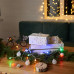 Гирлянда светодиодная Шарики 1,5 м, 10 LED, прозрачный ПВХ, цвет свечения мультиколор, 2 х АА (батарейки не в комплекте) NEON-NIGHT