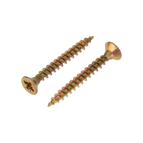 Саморез универсальный 3,5х30 мм, желтый цинк, пакет (1000 шт/уп) KRANZ