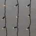 Гирлянда светодиодная Бахрома (Айсикл) 4,8х0,6м 176 LED ЖЕЛТЫЙ черный ПВХ IP65 постоянное свечение 230В нужен блок 303-500 NEON-NIGHT