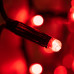 Гирлянда светодиодная Занавес 2х1,5м 360 LED КРАСНЫЙ черный КАУЧУК IP67 постоянное свечение 230В блок в комплекте NEON-NIGHT