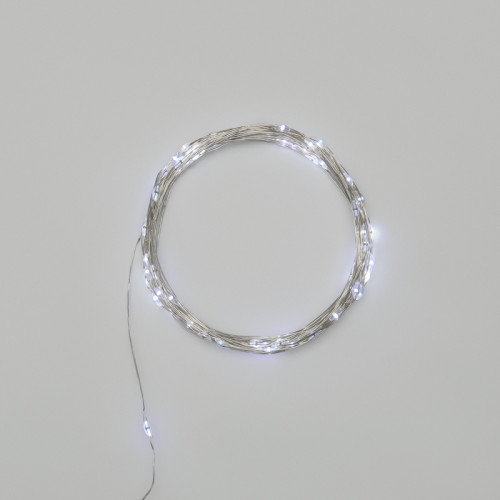 Гирлянда светодиодная Роса 10м, 100LED, БЕЛЫЙ, IP20, USB NEON-NIGHT