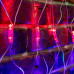 Гирлянда светодиодная Сеть треугольная 1,5х2х2м 136 LED МУЛЬТИ прозрачный ПВХ IP65 свечение с динамикой 230В контроллер в комплекте NEON-NIGHT 