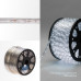 Дюралайт LED трехжильный 230В 13мм 24 LED/м БЕЛЫЙ свечение с динамикой модуль 4м бухта 100м NEON-NIGHT Эконом