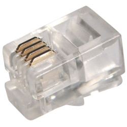 Разъем телефонный UTP, RJ-9 (4P4C), CAT 3 REXANT 