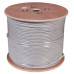 Кабель витая пара U/UTP, CAT 5, PVC, 10PR, 24AWG, INDOOR, SOLID, серый, 305м, REXANT