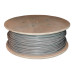 Кабель витая пара U/UTP, CAT 5, PVC, 50PR, 24AWG, INDOOR, SOLID, серый, 305м, REXANT