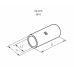 Соединительная гильза L-21мм, 10мм² (ГМЛ (DIN) 10) REXANT