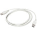 Кабель шт. USB-A – шт. USB-A, 2,4А, 3м, ПВХ, серый REXANT