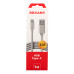 Кабель USB-A – Type-C, 3 А, 1м, ПВХ, черный REXANT