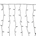 Гирлянда светодиодная Занавес 2х0,8м 160 LED ТЕПЛЫЙ БЕЛЫЙ черный ПВХ IP65 постоянное свечение 230В соединяется NEON-NIGHT нужен шнур 303-500