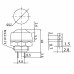 Выключатель-кнопка  250V 1А (2с) OFF-(ON)  Б/Фикс  синяя  Micro (PBS-33В)  REXANT