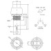 Выключатель-кнопка 250V 2А (2с) OFF-(ON) Б/Фикс красная Micro (PBS-20В) REXANT