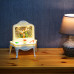 Декоративный светильник Столик с эффектом снегопада, подсветкой и новогодней мелодией