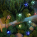 Гирлянда садовая (каскад) Ночной букет 4м, мультиколор, с аккумулятором и выносной солнечной панелью LAMPER