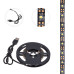 Лента светодиодная 5В, SMD2835, 4,8Вт/м, 60 LED/м, 2700K, 8мм, 2м, с USB коннектором, черная, IP20 LAMPER