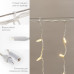 Гирлянда светодиодная Бахрома (Айсикл) 5,6x0,9м 240 LED ТЕПЛЫЙ БЕЛЫЙ белый каучук 3,3мм IP67 постоянное свечение 230В нужен блок 315-001 NEON-NIGHT