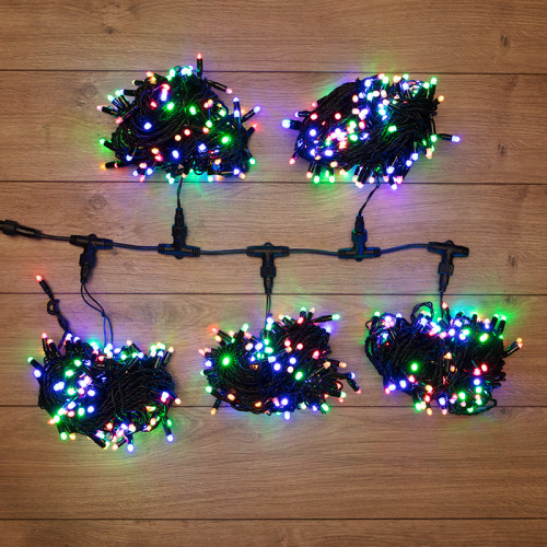 Гирлянда LED ClipLight 24V, 5 нитей по 20 метров, цвет диодов Мульти