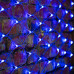 Гирлянда светодиодная Сеть 2х1,5м 288 LED СИНИЙ прозрачный ПВХ IP65 свечение с динамикой 230В блок в комплекте NEON-NIGHT 