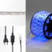 Дюралайт LED двухжильный 230В 10мм 24 LED/м СИНИЙ постоянное свечение модуль 2м бухта 100м NEON-NIGHT
