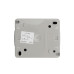 Выключатель двухклавишный INDUSTRIAL IP54 о/у, серый KRANZ