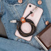Кабель USB-A – Lightning для Apple, 2,4A, 1м, в нейлоновой оплетке (джинсовая ткань) REXANT