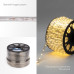 Дюралайт LED трехжильный 230В 13мм 24 LED/м ТЕПЛЫЙ БЕЛЫЙ свечение с динамикой модуль 4м бухта 100м NEON-NIGHT Эконом