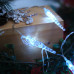 Гирлянда светодиодная Сосульки 1,5 м, 10 LED, прозрачный ПВХ, цвет свечения белый, 2 х АА (батарейки не в комплекте) NEON-NIGHT