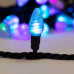Гирлянда светодиодная Мультишишки Ø23мм 10м 80 LED RGB черный каучук IP67 быстрая смена цвета 230В нужен блок 315-000 NEON-NIGHT