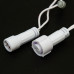 НИТЬ 10м, белый ПВХ, 100 LED Зеленые, соединяется, 24В (нужен трансформатор 531-100 или 531-200)