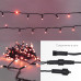 Гирлянда светодиодная Нить 10м 100 LED КРАСНЫЙ черный ПВХ IP65 постоянное свечение 230В соединяется NEON-NIGHT нужен шнур 303-500