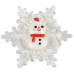 Снеговик на снежинке RGB 5,5x5,5 см