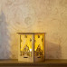 Деревянная фигурка с подсветкой Волшебный фонарик 13,8x11x11 см