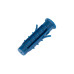 Дюбель распорный 6х25мм, синий, полипропилен, пакет (50 шт/уп) KRANZ