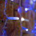 Гирлянда светодиодная Занавес 2х1,5м 300 LED СИНИЙ белый ПВХ IP65 эффект мерцания 230В нужен блок 303-500-1 NEON-NIGHT
