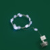 Гирлянда светодиодная Снежинки, 2м, 20LED, БЕЛЫЙ, IP20, 2хCR2032 в комплекте NEON-NIGHT