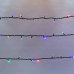 Гирлянда Нить управляемая 10м 100 LED МУЛЬТИКОЛОР (RGYB) черный ПВХ IP65 свечение с динамикой 230В нужен контроллер 217-204 NEON-NIGHT
