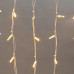 Гирлянда светодиодная Бахрома (Айсикл) 5х0,7м 152 LED ТЕПЛЫЙ БЕЛЫЙ белый каучук 2,3мм IP67 постоянное свечение 230В нужен блок 315-001 NEON-NIGHT