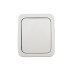 Выключатель одноклавишный Mini OG IP54 о/у, белый KRANZ