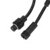 Гирлянда светодиодная Занавес 2х1,5м 360 LED БЕЛЫЙ черный КАУЧУК IP67 постоянное свечение 230В блок в комплекте NEON-NIGHT