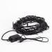 Гирлянда Нить управляемая 10м 100 LED ФИОЛЕТОВЫЙ черный ПВХ IP65 свечение с динамикой 230В контроллер в комплекте NEON-NIGHT