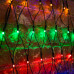 Гирлянда светодиодная Сеть треугольная 1,5х2х2м 136 LED МУЛЬТИ черный ПВХ IP65 свечение с динамикой 230В контроллер в комплекте NEON-NIGHT 