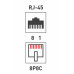 Адаптер проходной UTP RJ-45(8P8C), CAT 5e, 50 шт. REXANT
