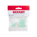 Площадка самоклеящаяся c клипсой под шлейф 17х12 мм (10 шт/уп) REXANT